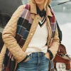 Langtree Berry & Navy Scarf