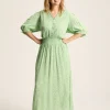 Laurie Green Viscose Midi Dress
