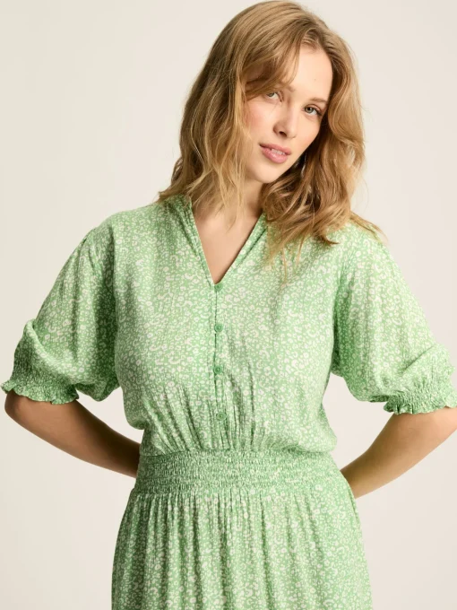 Laurie Green Viscose Midi Dress