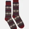 Men's Alby Multi Fair Isle Socks (size 7-12)
