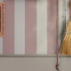 Pink Harborough Stripe 10M Wallpaper