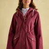 Portwell Burgundy Waterproof Raincoat With Hood