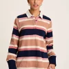 Sammie Tan Multi Stripe Striped Heavyweight Cotton Rugby Shirt