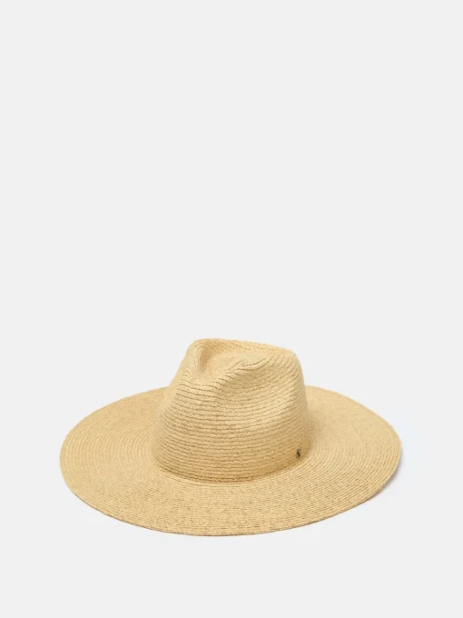 Seville Natural Straw Fedora Hat