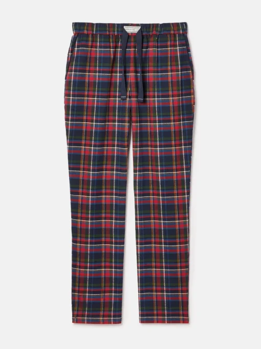 Sleeper Navy Checked Pyjama Bottoms