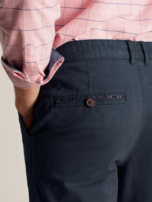 Stamford Navy Blue Slim Fit Chinos