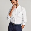White Classic Fit Cotton Oxford Shirt