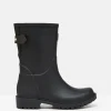 Wistow Black Adjustable Mid Calf Wellies
