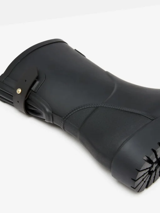 Wistow Black Adjustable Mid Calf Wellies