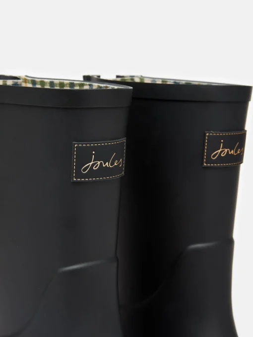 Wistow Black Adjustable Mid Calf Wellies