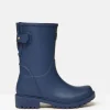 Wistow Navy Blue Adjustable Mid Calf Wellies
