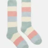Women's Fluffy Multi Bright Socks (size 4-8)