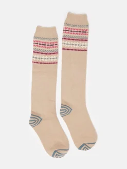 Women's Wader Oatmeal Welly Socks (size 4-8)