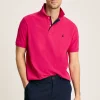 Woody Pink Regular Fit Cotton Pique Polo Shirt