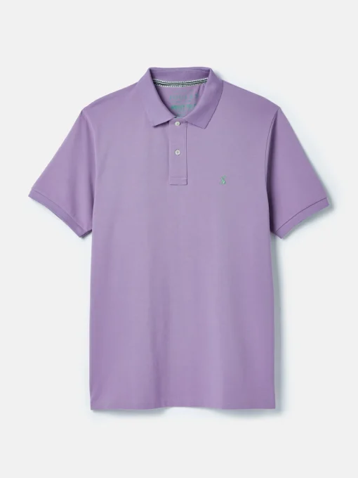 Woody Purple Regular Fit Cotton Pique Polo Shirt