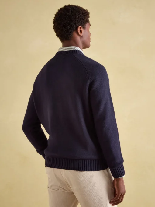 4x4 Navy Applique Crew Neck Jumper